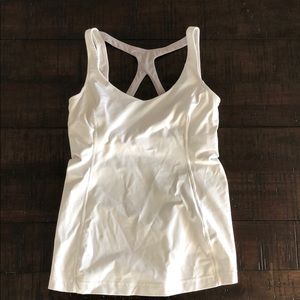 Lululemon White workout top